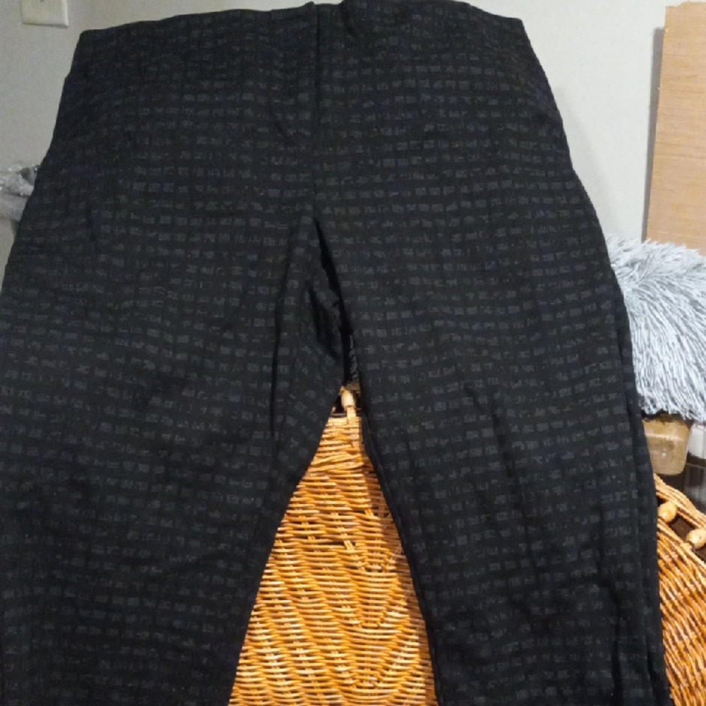 Alfani Black Dress Pants with Textured Pattern